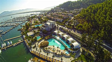 Aerial View of the Yacht Classic Hotel - Boutique Class, Fethiye, Mugla ...