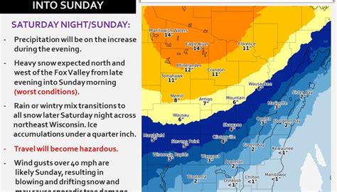 Wisconsin weather: Snow, ice, sleet and heavy winds forecast for this ...