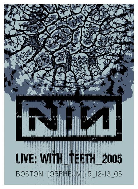 Nine Inch Nails concert posters, 2005-2009 on Behance