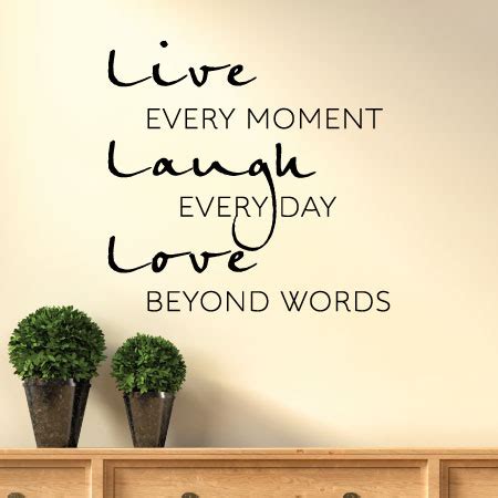 Live Every Moment Wall Quotes™ Decal | WallQuotes.com