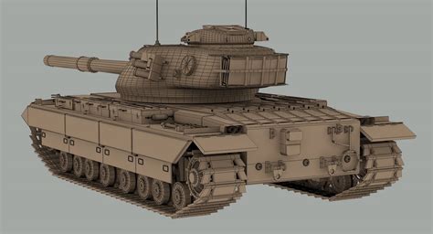 Conqueror Tank 3D Model $179 - .obj .max .fbx .3ds - Free3D