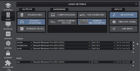 VirtualDJ - Hardware Manuals - Numark - Mixstream Pro - Advanced Setup