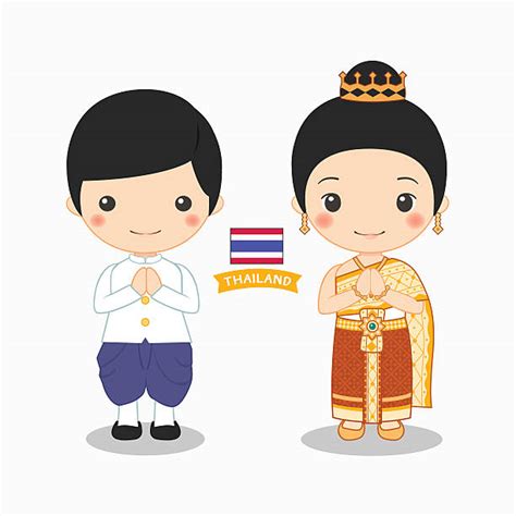 Royalty Free Thai Greeting Clip Art, Vector Images & Illustrations - iStock