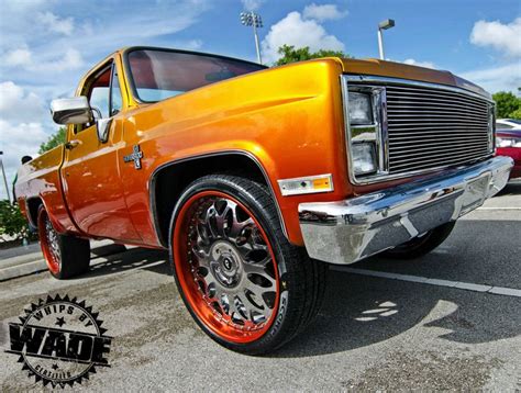 Shortbed Chevy Truck Donk Whips by Wade https://www.facebook.com/WhipsByWade | Tale of the ...