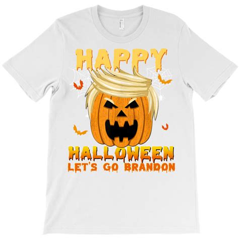 Lets Go Brandon Trump Pumpkin Trumpkin Halloween Costume Long Sleeve T T-shirt By Cm-arts ...