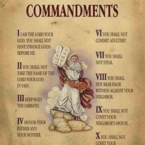 The 10 Commandments | Bible facts, Bible prayers, Bible