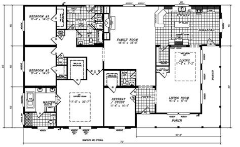 Triple Wide Mobile Home Floor Plans New Quadruple Wide Mobile Home ...