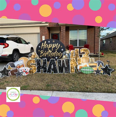 Yard Sign Rental in Texas, USA | Happy Birthday Yard Signs — Yard Sign ...