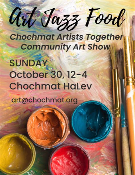 Chochmat Artists Together Community Art Show | Chochmat HaLev