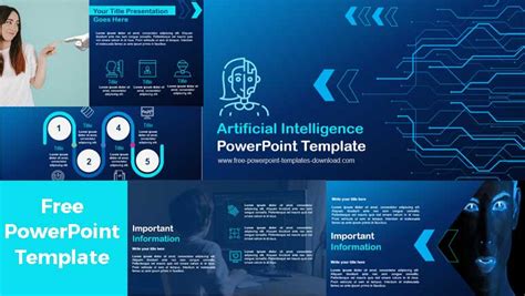 Minimalist Artificial Intelligence | Technology PowerPoint Templates ...