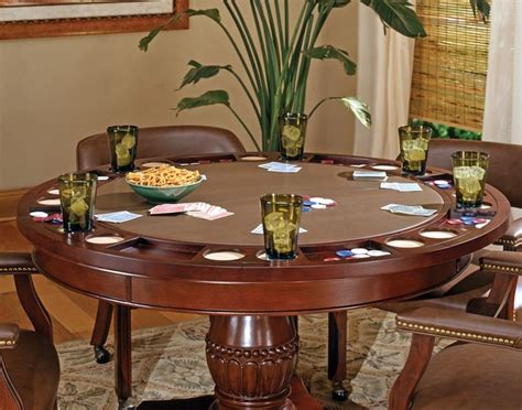 Steve Silver | TU5050 Tournament Game Table Set | Dallas Designer Furniture