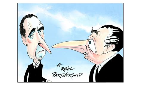 Yes Minister: A Real Partnership | Gerald Scarfe