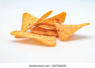 Nachos Chips Isolated On White Background Stock Photo 2247264529 | Shutterstock