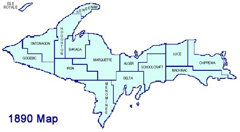 Upper Peninsula Michigan Cities Map