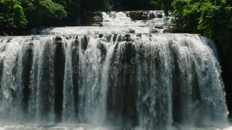 People in Tinuy an Falls. Mindanao, Philippines. Stock Footage - Video ...