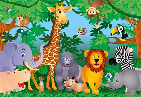 Animal Murals For Kids Hd Wallpaper | Wallpaper Gallery