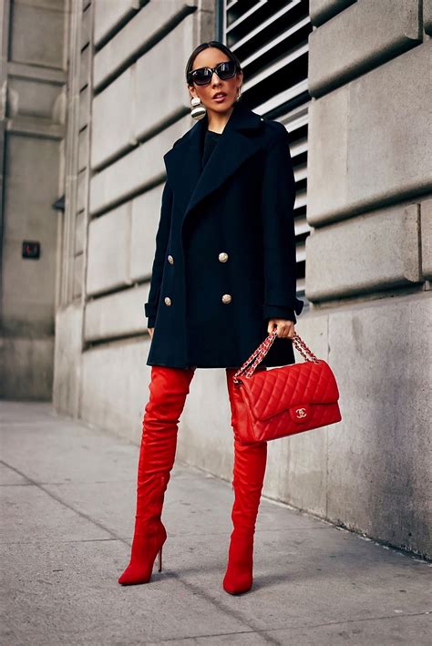 Red Boots: The 2018 Biggest Trend That Goes With Everything! – The Fashion Tag Blog | Thigh high ...