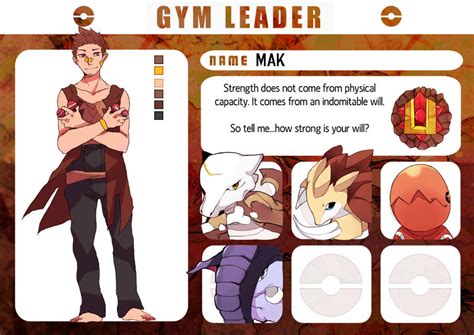 Pokemon Rainbow: Ground Gym Leader by Promsien on DeviantArt