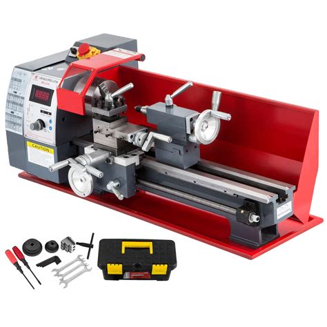 Buy VEVOR Metal Lathe 8X16 Inches, Precision Mini Lathe Variable Speed ...