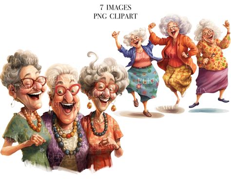 Old Ladies Clipart, Women Clipart PNG, Old People Clipart, Old Aged ...