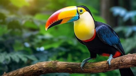 Premium AI Image | A beautiful exotic toucan bird with a large keeled ...