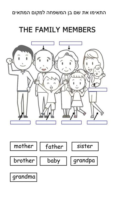 Family members interactive worksheet for Grade -3 | Family worksheet, Worksheets for grade 3 ...