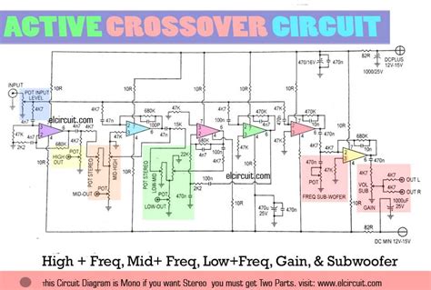 Active Crossover Circuit Diagram