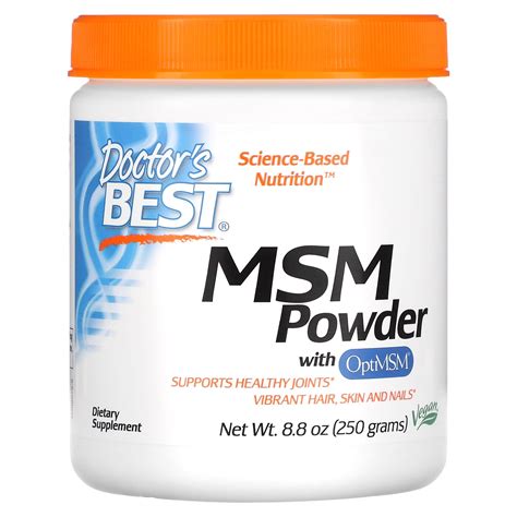 Doctor's Best, MSM Powder with OptiMSM, 8.8 oz (250 g)