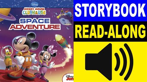 Mickey Mouse Clubhouse Read Along Story book | Space Adventure | Read ...