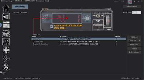 How to make the Logitech multi panel accept Altitude input - Tech ...