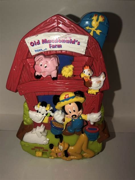 RareVintage 1999 Disney Old Macdonald's Farm game Tiger Electronics Mickey Pluto | eBay | Disney ...