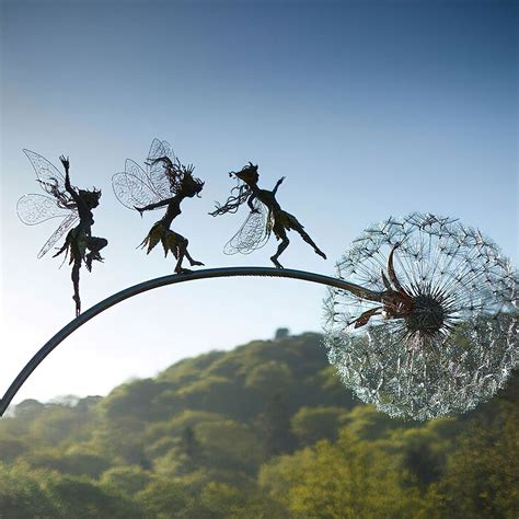 Fairies and Dandelion Dance Together Statuefairy - Etsy UK