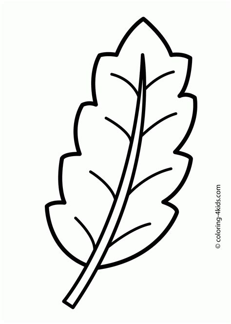 Leaves Coloring Pages Printable - Coloring Home