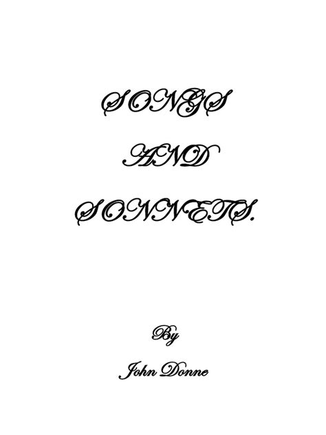 John Donne Collected Poems | PDF | Thou | Religion And Belief