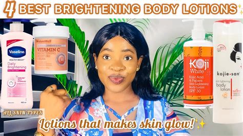 *BRIGHTENING BODY LOTIONS* for *Even Skin* *Glowy Skin* + Lotions That Makes Your Skin Glow ...