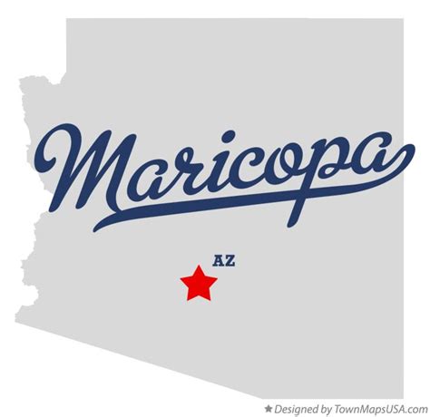 Map of Maricopa, AZ, Arizona