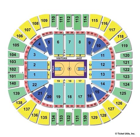 Vivint Smart Home Arena, Salt Lake City UT | Seating Chart View