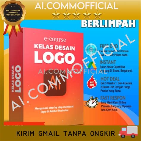 Jual FULL BELAJAR MEMBUAT DESAIN LOGO - Kelas Desain Logo Ai - BELAJAR DESAIN BERGARANSI ...