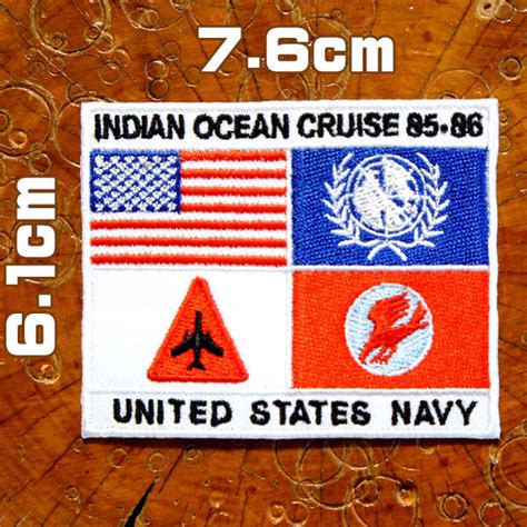 Yahoo!オークション - ミリタリーワッペン【INDIAN OCEAN CRUISE 85-86...