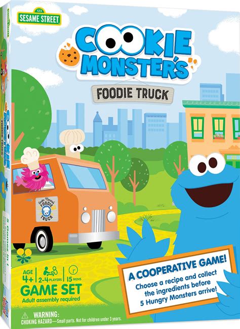 MasterPieces Kids Games - Sesame Street Cookie Monster Matching Game - Game for Kids and Family ...