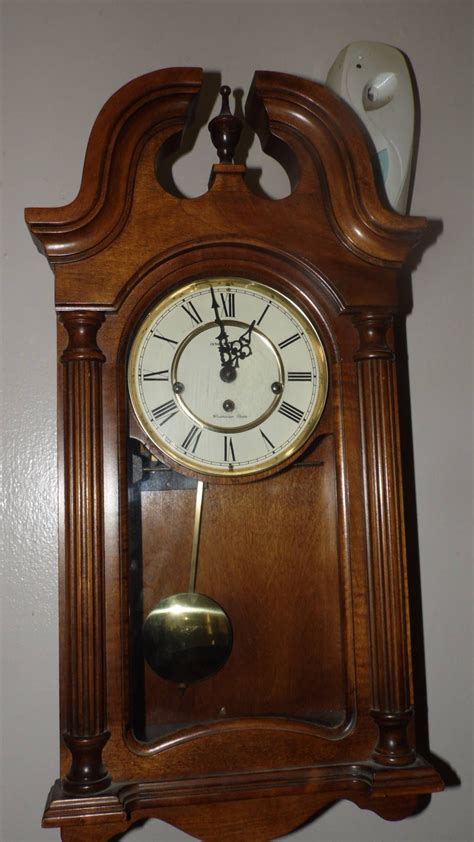 Howard Miller Westminster Chime Wall Clock With Key Working Great Condition by FabulousFinds1 on ...