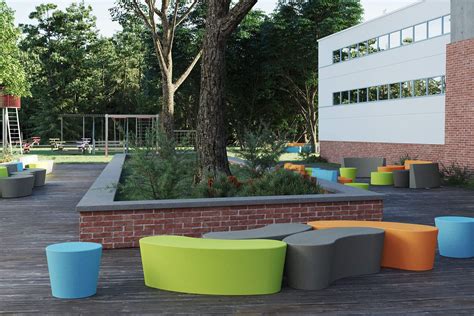 Outdoor Lounge Furniture for Schools - Smith System