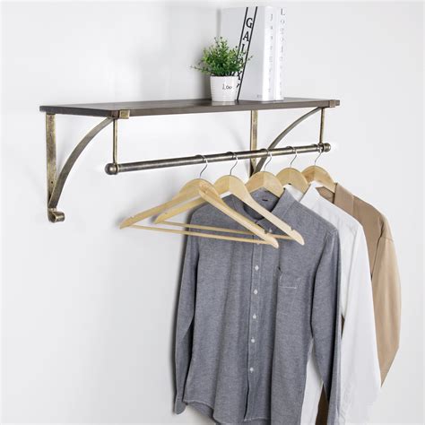 Trent Austin Design® Allen 35.4'' Wall Mounted Clothes Rack & Reviews ...