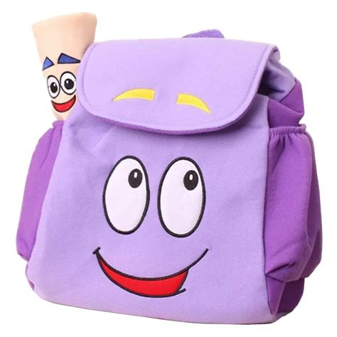 Aliexpress.com : Buy Dora Explorer Backpack Rescue Bag with Map,Pre Kindergarten Toys Purple for ...