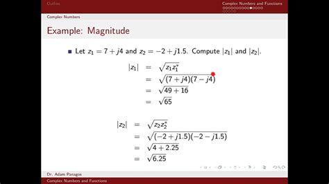 Complex Number Operation Examples - Complex Numbers and Function Review (3/5) - YouTube