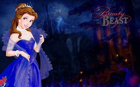 Belle in blue - Disney Princess Wallpaper (24726449) - Fanpop