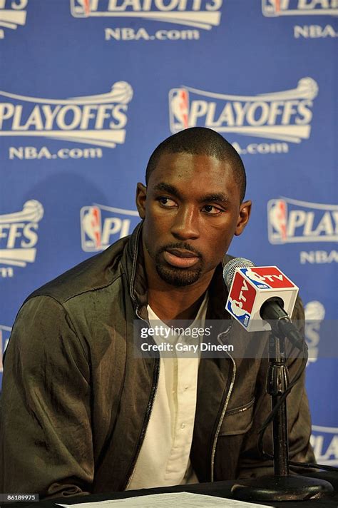 Ben Gordon of the Chicago Bulls answers questions following the game ...