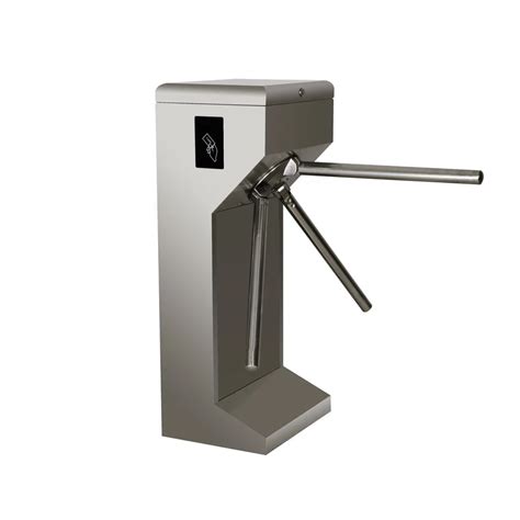 Gate barrier system 304 stainless steel tripod turnstile gate with RFID card Metro station ...