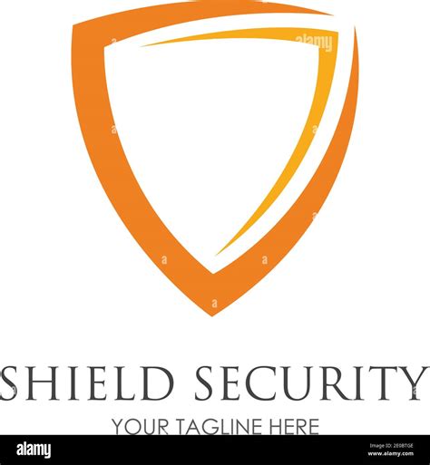 Shield Security logo design vector illustration template Stock Vector ...