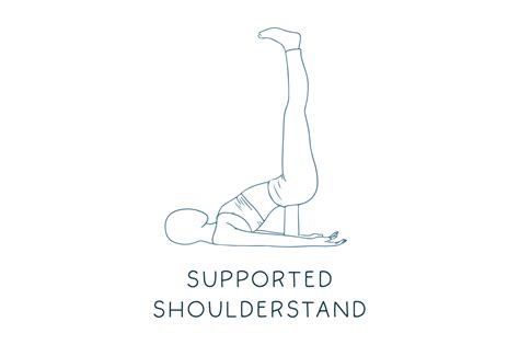 Supported Shoulder Stand Yoga Pose Lineart SVG Cut file by Creative Fabrica Crafts · Creative ...